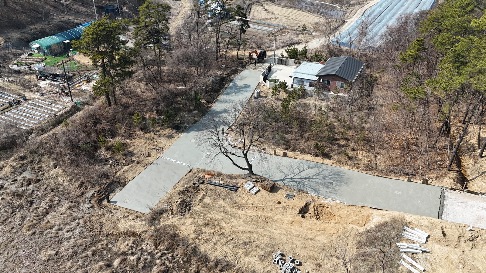 화성신 서신면 콘크리트 타설공사